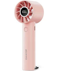 Gaiatop Portable Mini Fan, 3 Speed Handheld Fans with Power Display Flashlight, Usb Rechargeable Battery