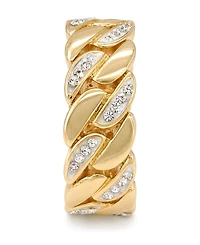 And Now This Clear Crystal Link Ring