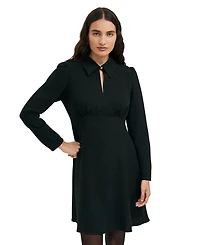 Finery London Women's Sabine Long Sleeve Collared Short Dress