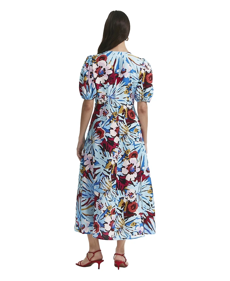 Finery London Women's Sarah Floral Button Down Midi Dress