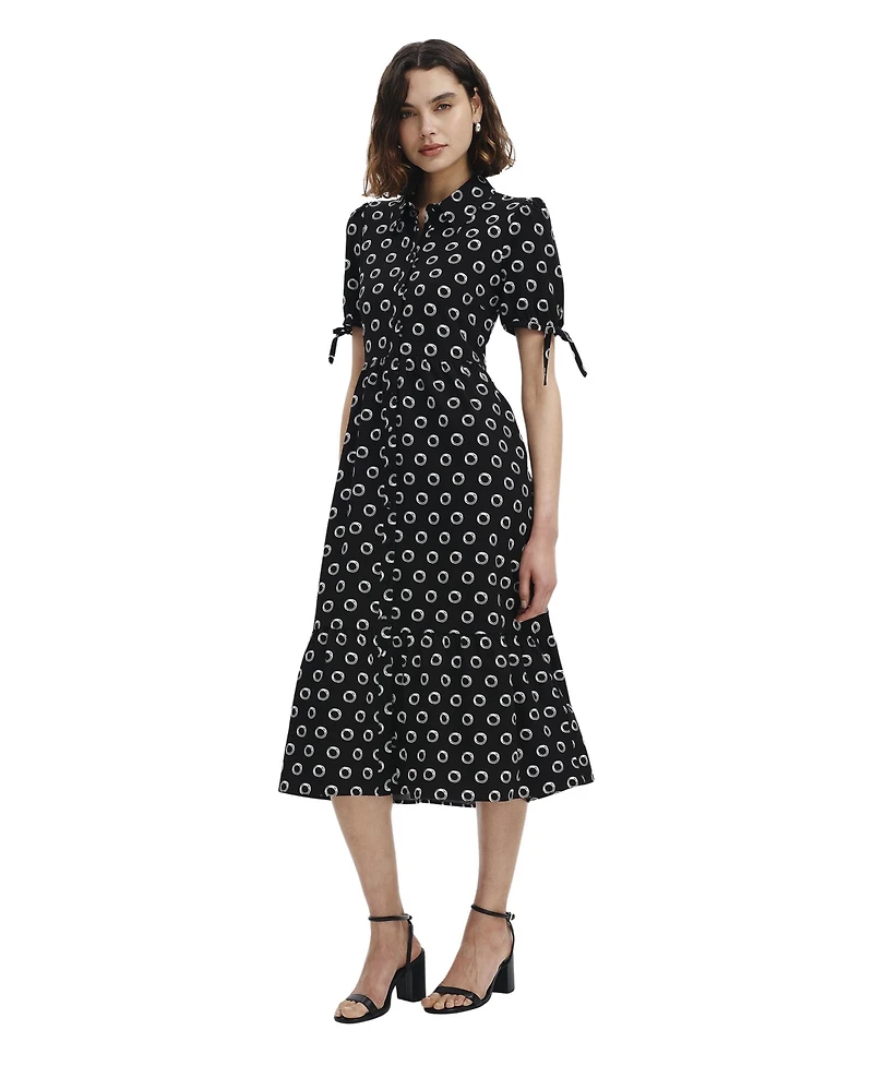 Finery London Women's Estee Midi Shirt Dress