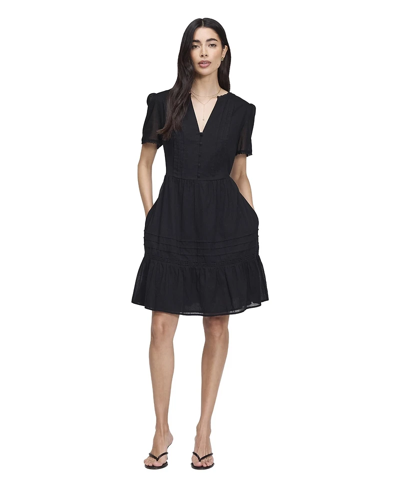 Finery London Women's Cotton Voile Short Dress