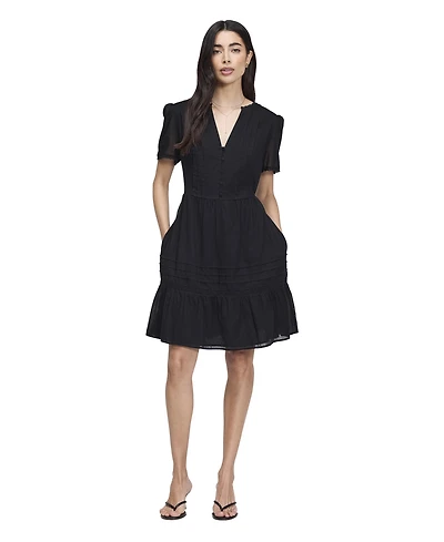 Finery London Women's Cotton Voile Short Dress