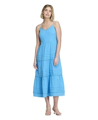 Finery London Women's Hazel Cotton Cheesecloth Midi Dress