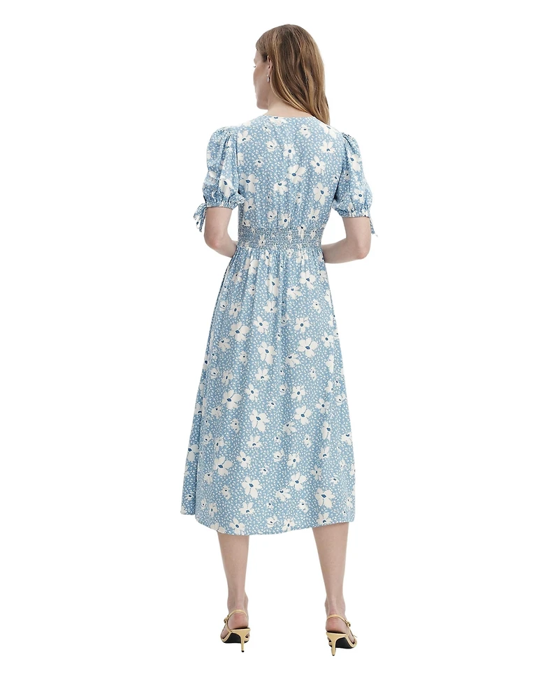 Finery London Women's Margot Button Through Midi Dress