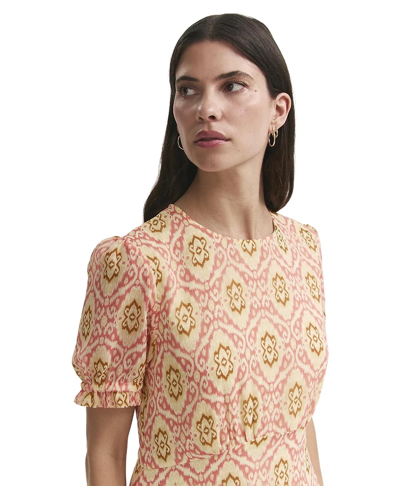 Finery London Women's Mela Printed Midi Tea Dress