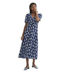 Finery London Women's Martina Printed Crepe Midi Dress