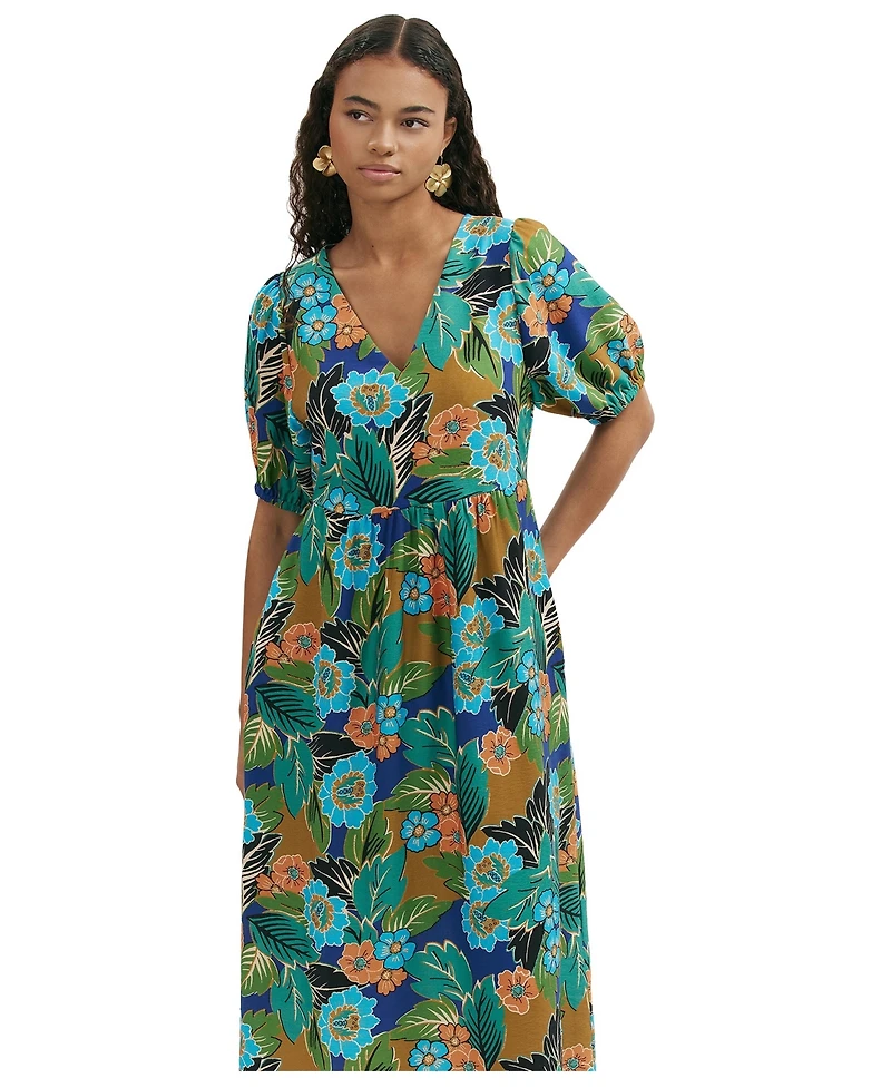 Finery London Women's Logan Floral Midi Dress