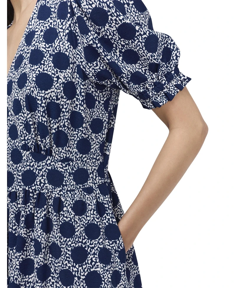 Finery London Women's Samantha Button Through Midi Dress