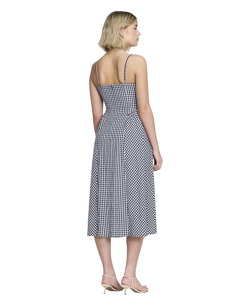 Finery London Women's Romina Cotton Gingham Midi Dress