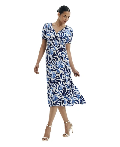 Finery London Women's Dolly V-Neck Midi Dress