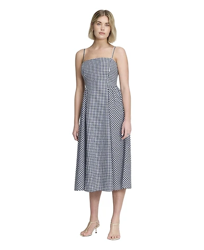 Finery London Women's Romina Cotton Gingham Midi Dress