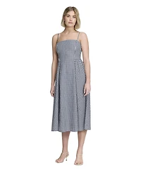 Finery London Women's Romina Cotton Gingham Midi Dress