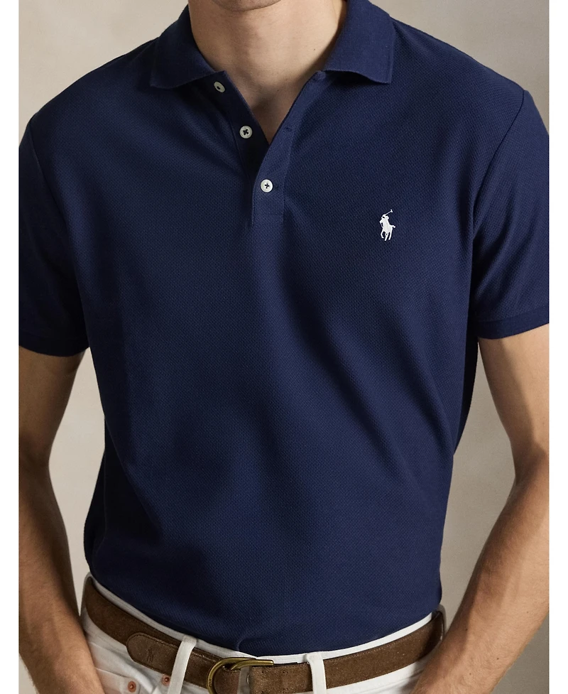 Polo Ralph Lauren Men's Custom Slim-Fit Honeycomb-Mesh Shirt