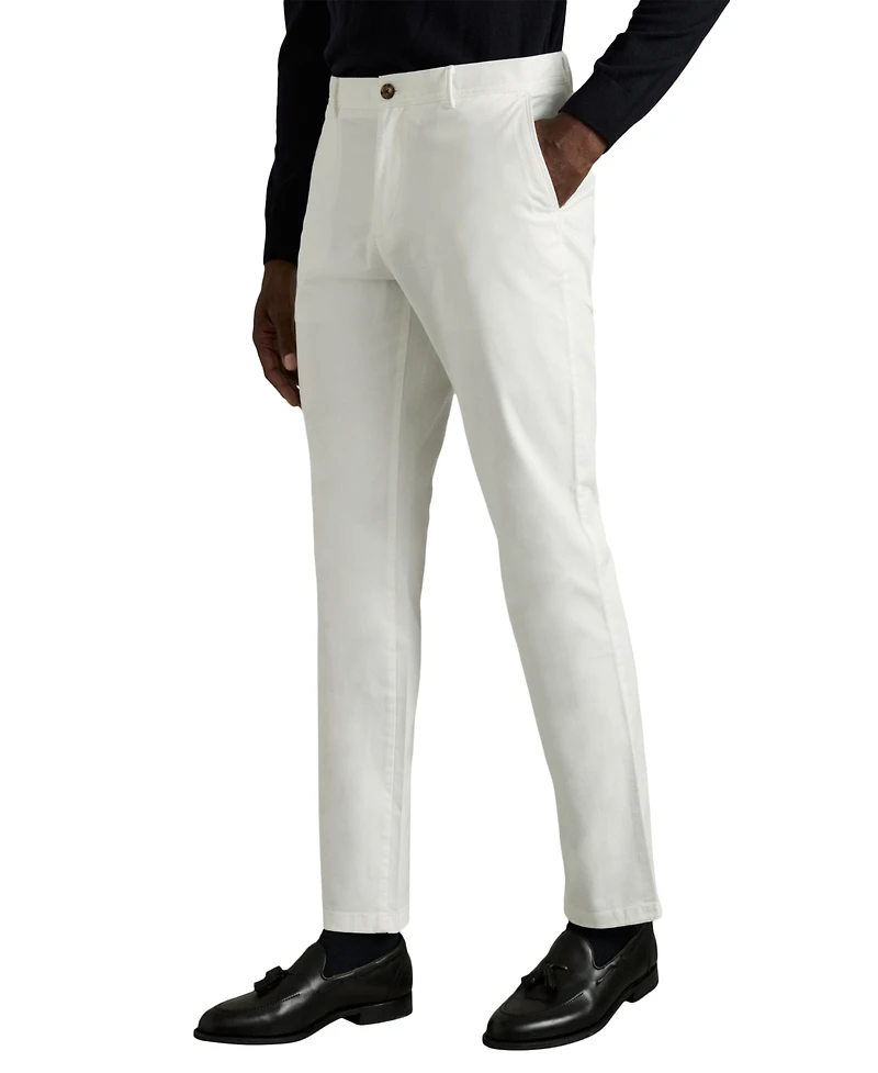 Reiss Men's Pitch Stretch Slim-Fit Cotton-Blend Chinos Pants