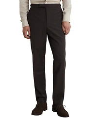 Reiss Men's Dream Side-Adjuster Tailored-Fit Wool-Blend Pants