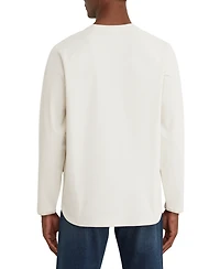 Reiss Men's Soren Waffle-Knit Raglan-Sleeve Crewneck Sweatshirt