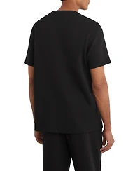 Reiss Men's Barton Crewneck Sueded Interlock Jersey Modern-Fit T-Shirt