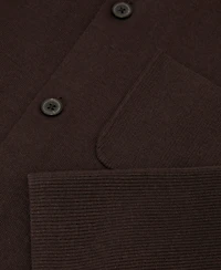 Reiss Men's Fitzwilliam Rib-Knit Button-Through Cardigan Sweater