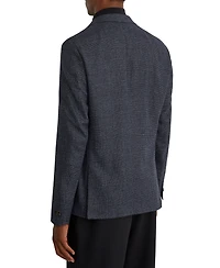 Reiss Men's Kyle Check Single-Breasted with Gilet Insert Tailored-Fit Blazer