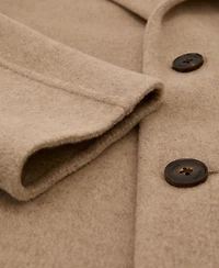 Reiss Men's Knight Single-Breasted Wool-Blend Brushed Overcoat