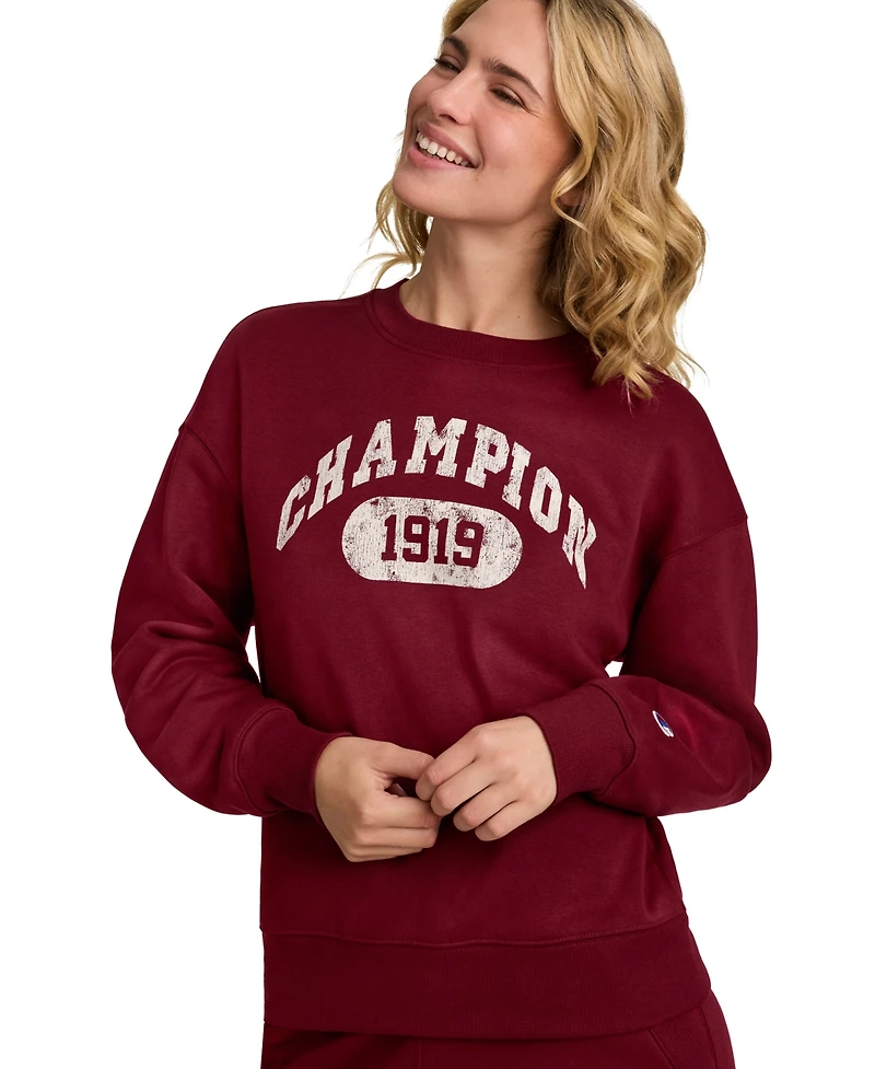 Champion Women's Powerblend Graphic Fleece Sweatshirt