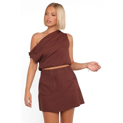 Petal and Pup Women's Shaw Off-Shoulder Cropped Top