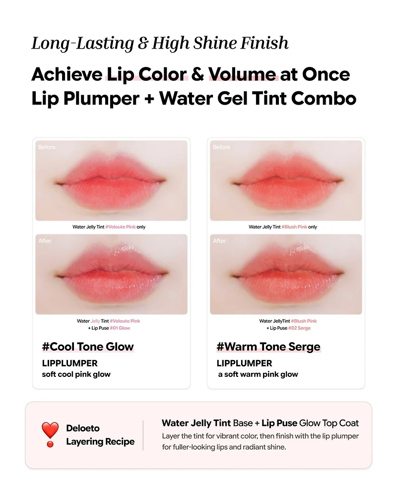 Siia Cosmetics 3 Piece Water Jelly Lip Tint Set