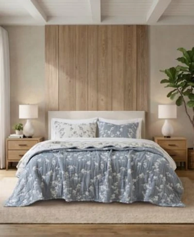 Harbor House Catalina Botanical Cotton Gauze Jacquard Quilt Sets