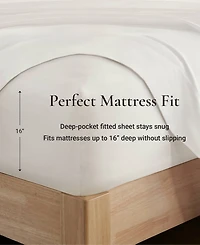Harbor House Elina Supima 500-Thread Count Cotton 5-Piece Sheet Set, Split King