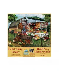 SunsOut Fresh Country Produce 1000-Piece Jigsaw Puzzle, Ages 15+