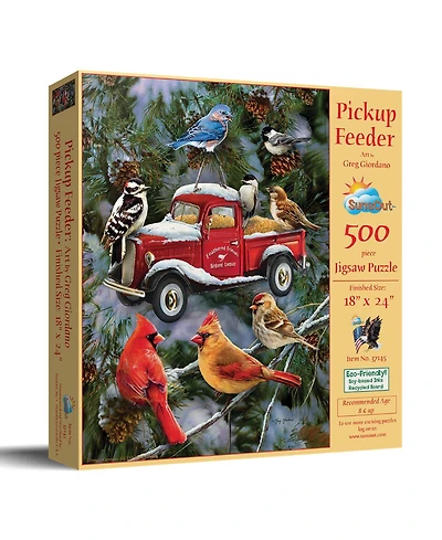 SunsOut Pickup Feeder 500 Piece Interlocking Jigsaw Puzzle, Ages 15+