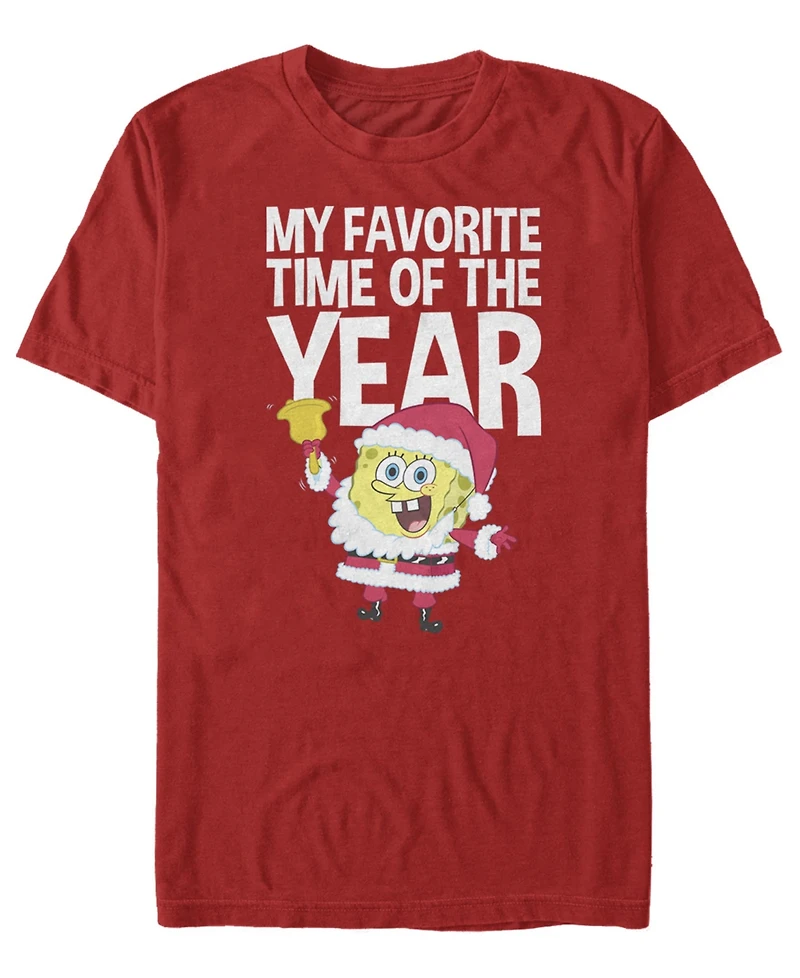 Fifth Sun Men's My Favorite Time Of The Year SpongeBob Graphic T-Shirt