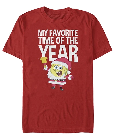 Fifth Sun Men's My Favorite Time Of The Year SpongeBob Graphic T-Shirt