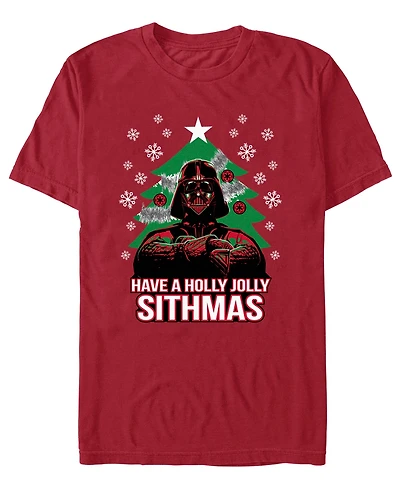Fifth Sun Men's Holly Jolly Sithmas Star Wars Graphic T-Shirt