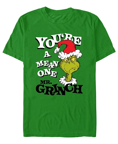 Fifth Sun Women's You're a Mean One Mr. Grinch Graphic Crewneck T-Shirt