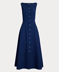Polo Ralph Lauren Women's Fit-and-Flare Boat Neck Midi Dress
