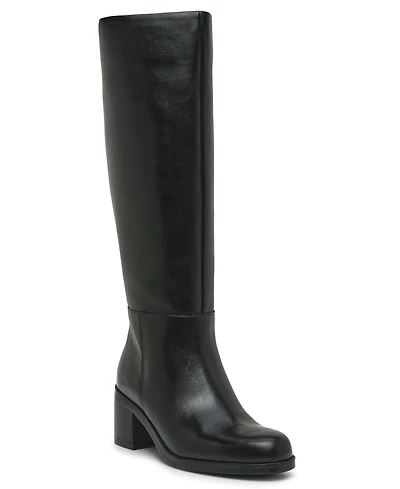 Vince Camuto Women's Ammar Wide-Calf Block Heel Boots