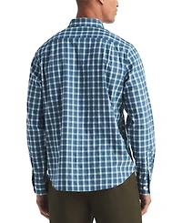 Nautica Men's Long Sleeve Plaid Shirt