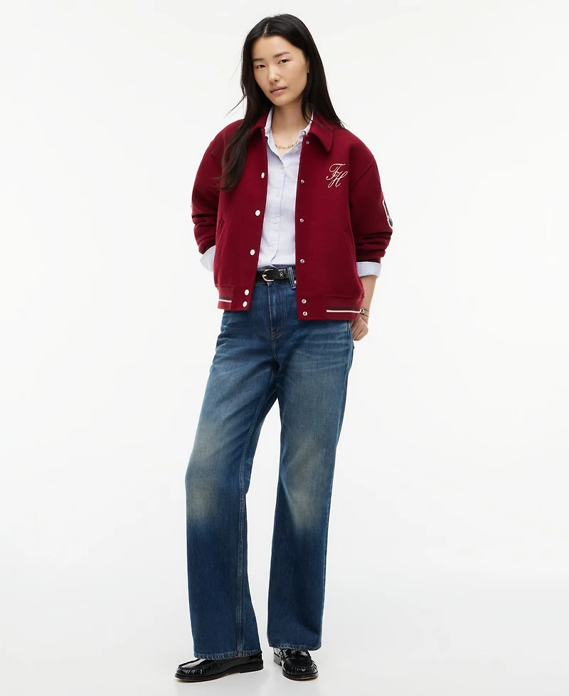 Tommy Hilfiger Women's Varsity Bomber Lightweight Jacket