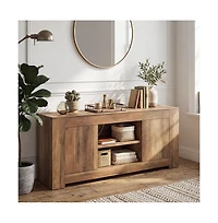 SongmicsHome Tv Stand, Media Console for Living Room, Entertainment Center, 65 Inch TVs, 58 Long