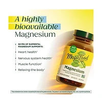 MegaFood Magnesium, 90 Tablets
