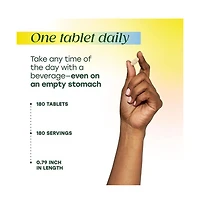 MegaFood One Daily Multivitamin for Women and Men, Immune Support, 180 Ct