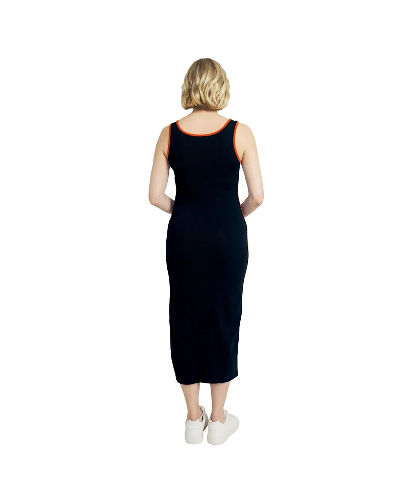 Wear by Erin Andrews Women's Navy Chicago Bears Ribbed Tank Dress