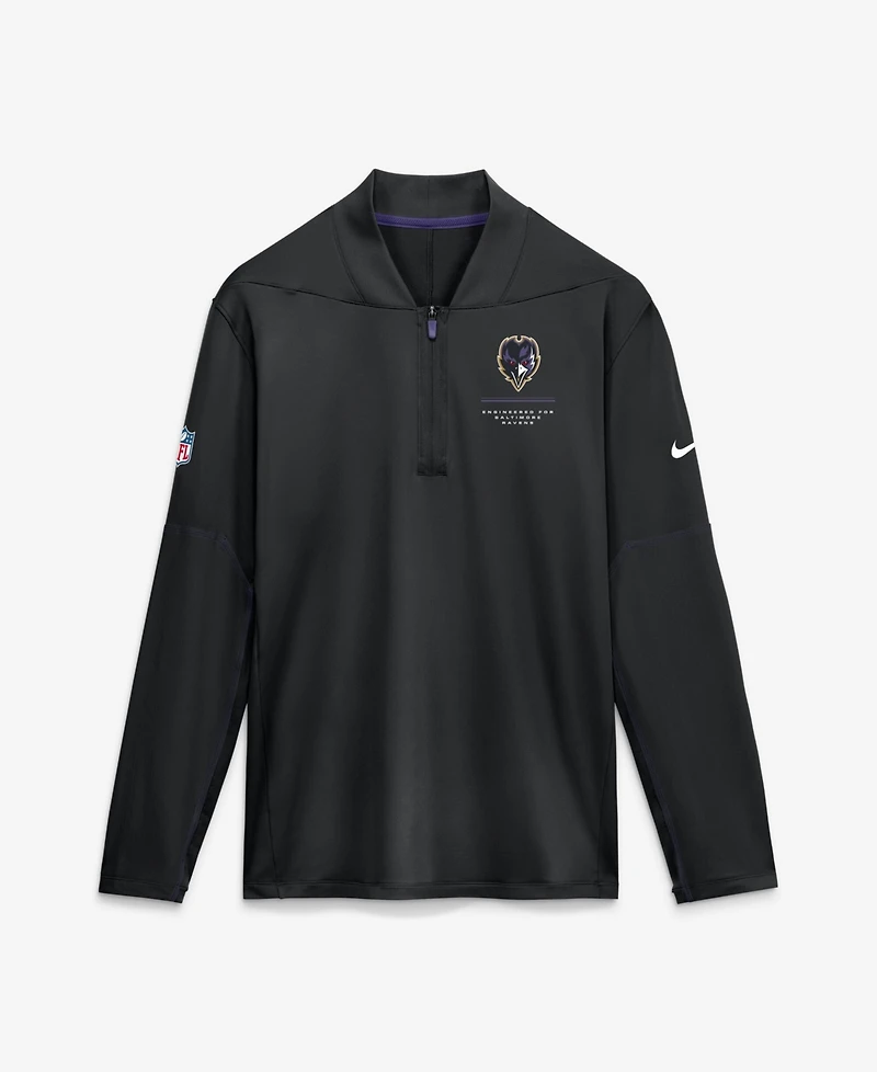 Nike Men's Baltimore Ravens Glory Half-Zip Midweight Pullover Sweatshirt