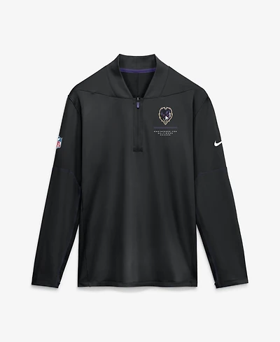 Nike Men's Baltimore Ravens Glory Half-Zip Midweight Pullover Sweatshirt