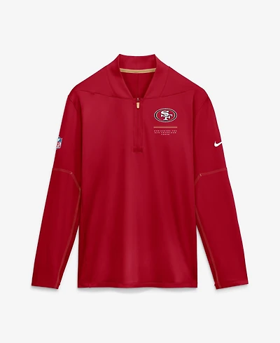 Nike Men's San Francisco 49ers Sideline Half-Zip Sweatshirt