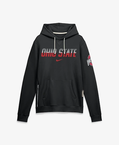 Nike Men's Ohio State Buckeyes Sideline Standard Issue Loose-Fit Hoodie