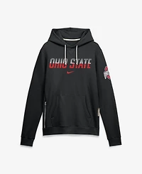 Nike Men's Ohio State Buckeyes Sideline Standard Issue Loose-Fit Hoodie