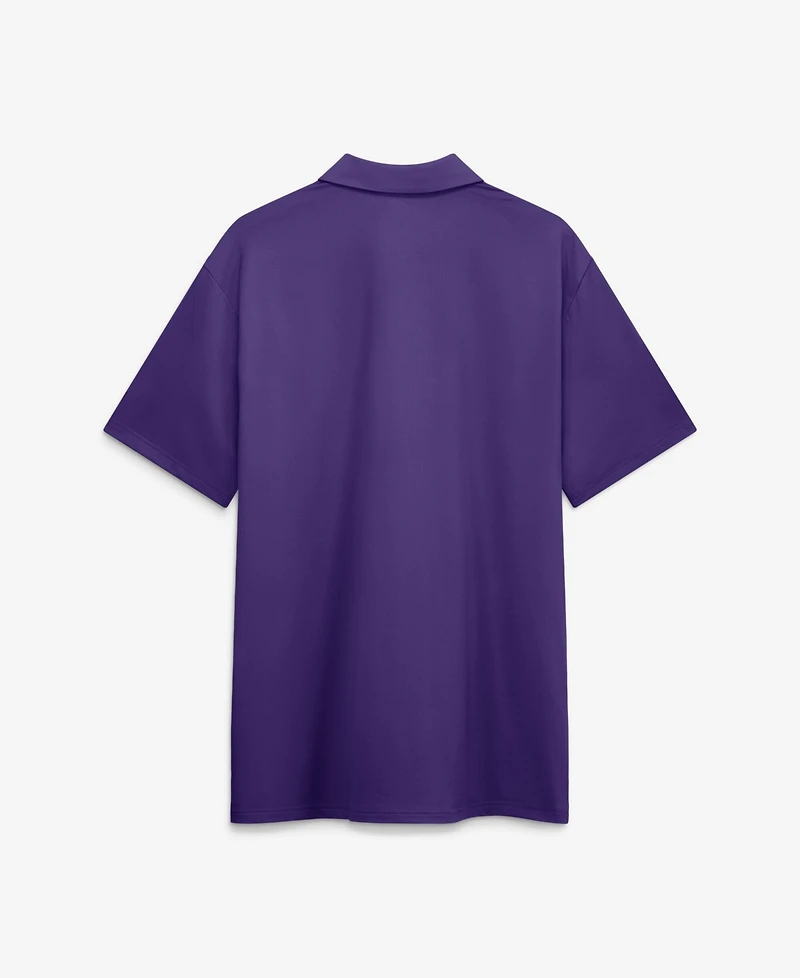 Nike Men's Lsu Tigers 2026 Sideline Tour Dri-fit Droptail Hem Polo Shirt